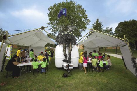 Environmental Artmaking Workshop in Western Sculpture Park